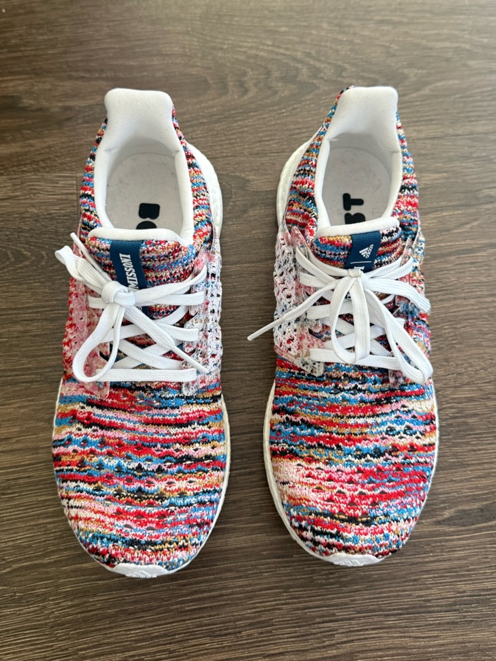 Missioni x Adidas Multicolor Knit Ultra Boost Sneakers (Women’s Size 6)